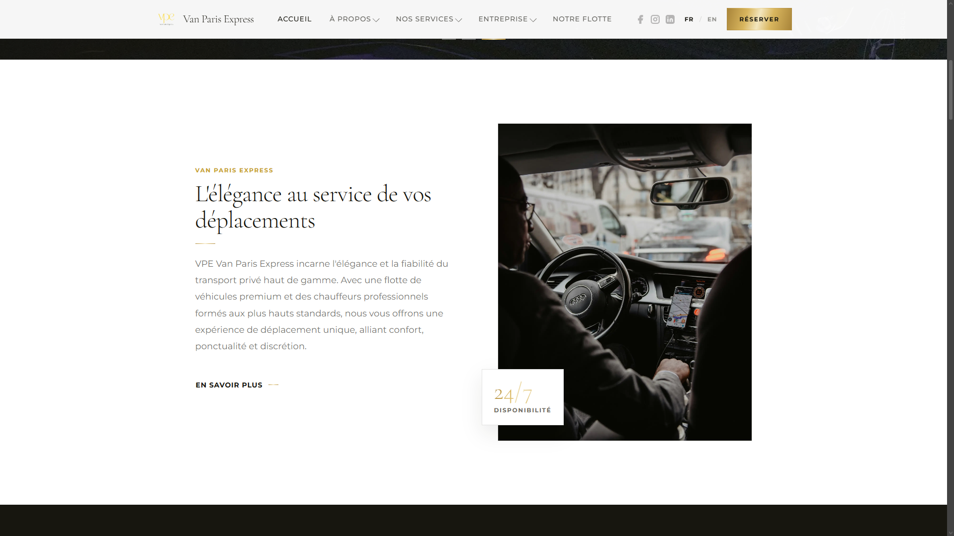 Exemple de site sur mesure réalisé